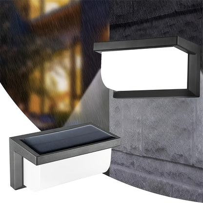 2pcs Solar Motion Sensor Wall Light Outdoor, 3 Lighting Modes Solar Lamp, Super Bright 60LED Solar Garden Light,, Cold White Light, For Courtyard, Porch, Terrace, Fence, Garage Lighting