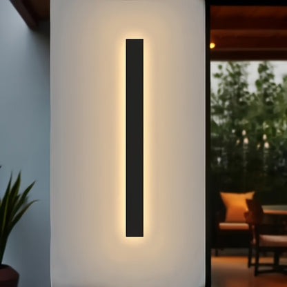 [Modern LED Wall Sconce] Modern LED Wall Sconce with Three-Tone Light | Easy Installation, Warm & Neutral Light for Bar, Hallway, Bedroom, Dining Room, and Store, Semi-Flush Mount with Push Button Control