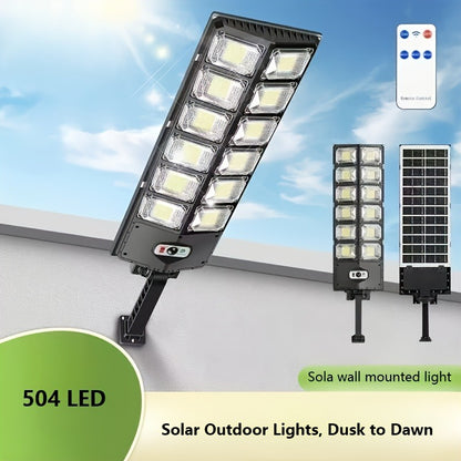 1pc Solar Wall Mounted Lights, Solar Outdoor Lights, IP54, Solar Garden Lights, Solar Street Lights, Wall Mounted