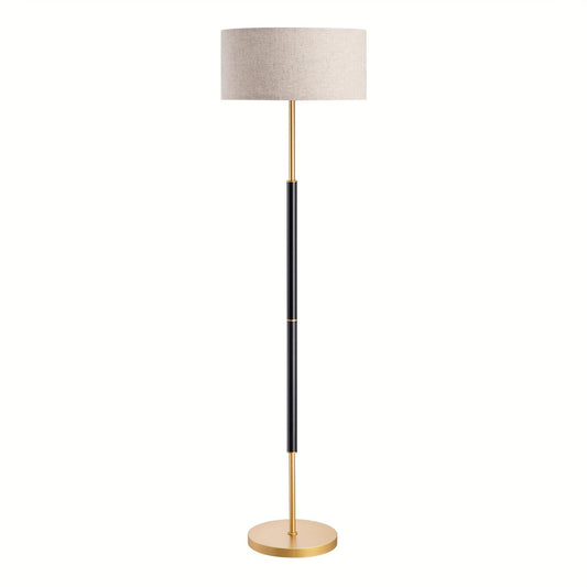 EDISHINE 63" Modern Floor Lamp - Heavy-Duty Metal Construction, Adjustable Standing Light with Foot Switch, Mid-Century Modern Design for Living Room, Bedroom