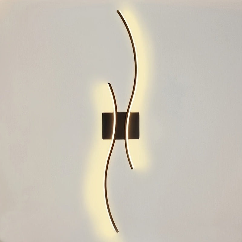 1pc, 3 Brightness Adjustable Wall Lamp, Modern LED Wall Lamp, Perfect for Dining Rooms, Cafes, Hotels, Party Rooms, Living Rooms, Offices, Malls, Etc., Metal Semi-Embedded Lamp - Perfect for Corridors, Stairs And Corridors, LED Wall Ambient Light