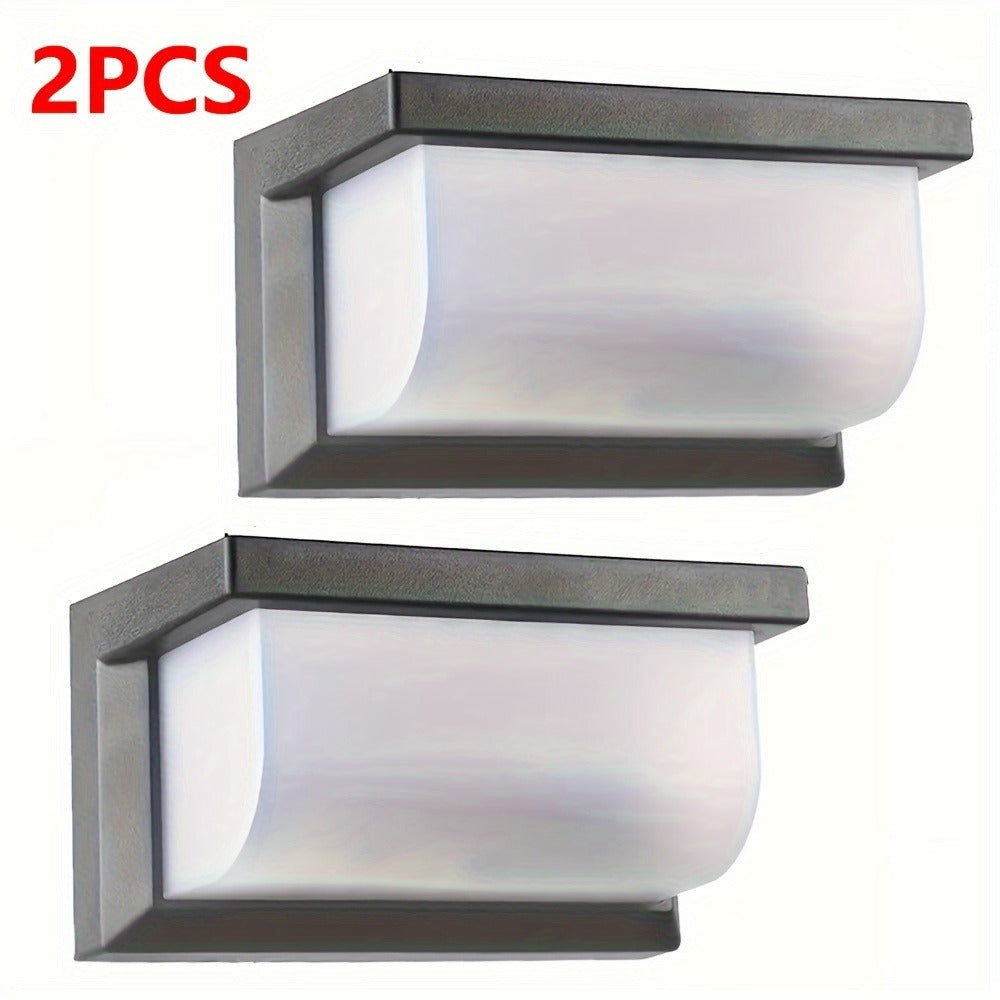 2pcs Solar Motion Sensor Wall Light Outdoor, 3 Lighting Modes Solar Lamp, Super Bright 60LED Solar Garden Light,, Cold White Light, For Courtyard, Porch, Terrace, Fence, Garage Lighting