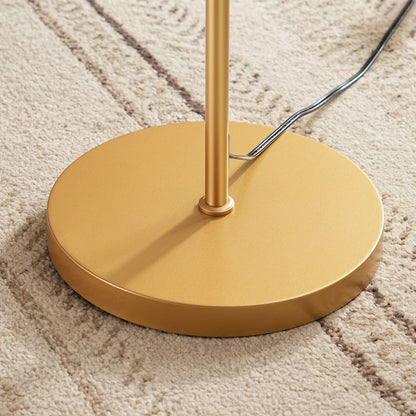 EDISHINE 63" Modern Floor Lamp - Heavy-Duty Metal Construction, Adjustable Standing Light with Foot Switch, Mid-Century Modern Design for Living Room, Bedroom