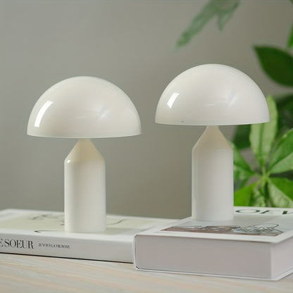 [Color Changing Lamp] Color Changing 1pc Mushroom Table Lamp | Modern Mini Night Light, Adjustable Bedside Lamp, Tabletop Desk Lamp for Bedroom, Batteries Powered, Batteries Not Included