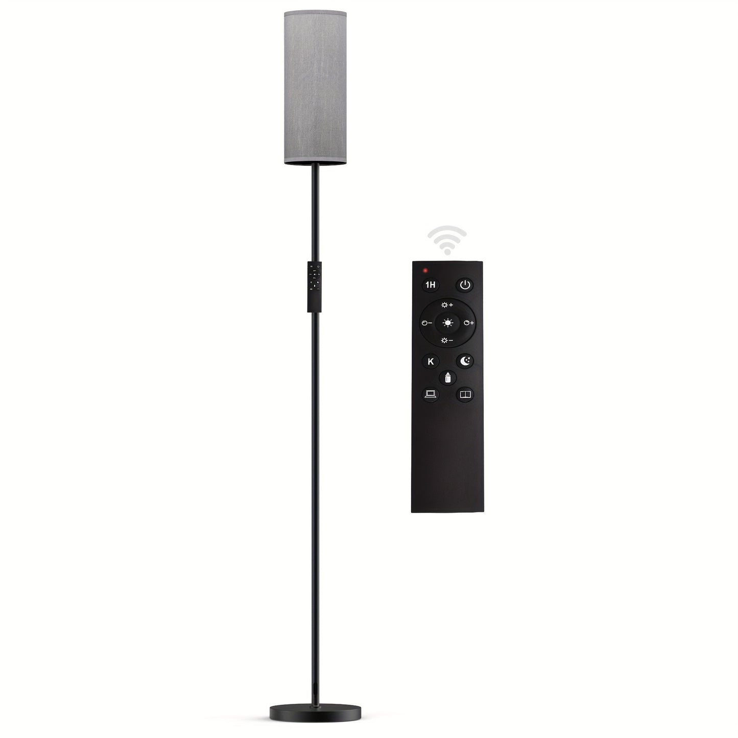 Floor Lamp with Remote Control and Smart Bulb Included