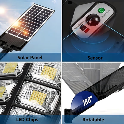1pc Solar Wall Mounted Lights, Solar Outdoor Lights, IP54, Solar Garden Lights, Solar Street Lights, Wall Mounted