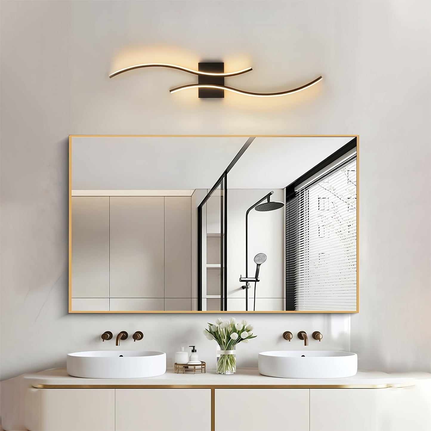 1pc, 3 Brightness Adjustable Wall Lamp, Modern LED Wall Lamp, Perfect for Dining Rooms, Cafes, Hotels, Party Rooms, Living Rooms, Offices, Malls, Etc., Metal Semi-Embedded Lamp - Perfect for Corridors, Stairs And Corridors, LED Wall Ambient Light