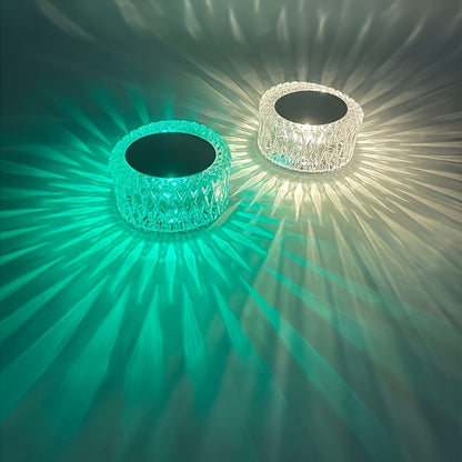 Modern Touch/Remote Control LED Desk Lamp - 16 Color Changing Lights (Red to Blue Spectrum), USB-Rechargeable Bedside Night Light with Dimmer, Portable Table Lamp for Bedroom, Living Room, Office, Dining - Ideal Gift for Birthdays